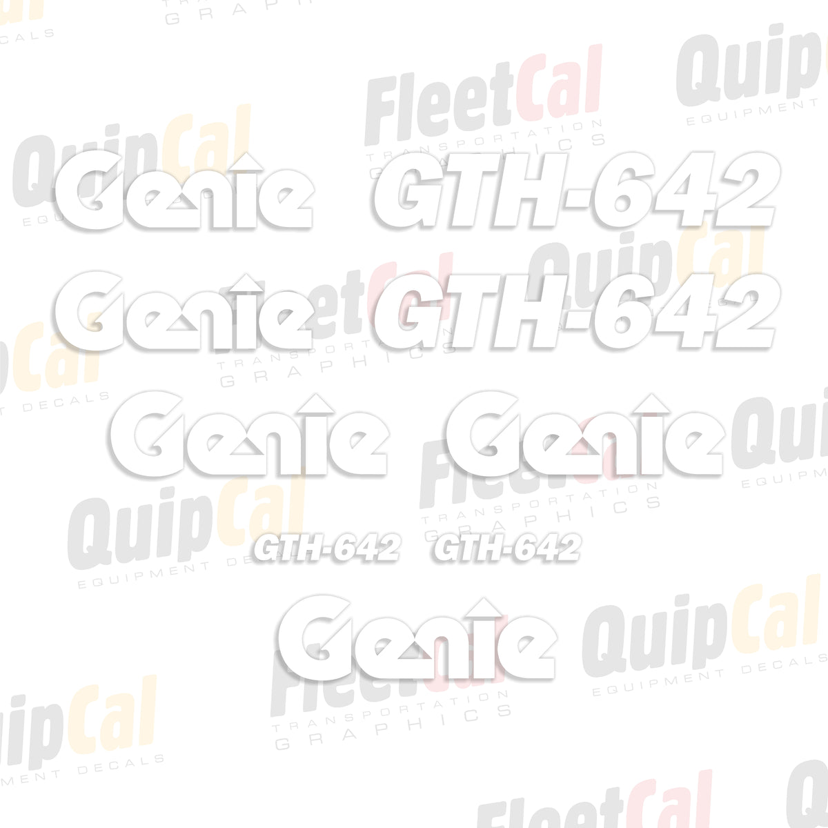 Genie Telehandler Decals