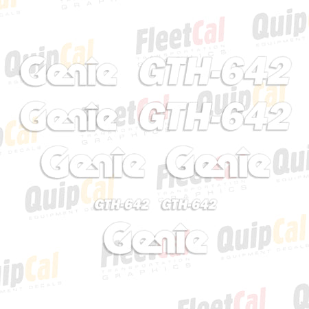 Genie Telehandler Decals