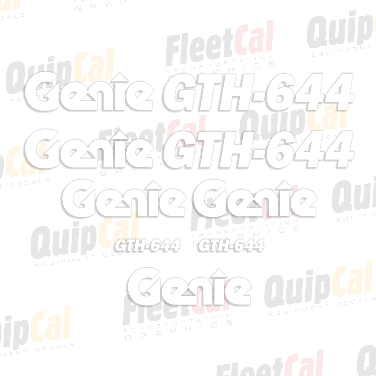Genie Telehandler Decals
