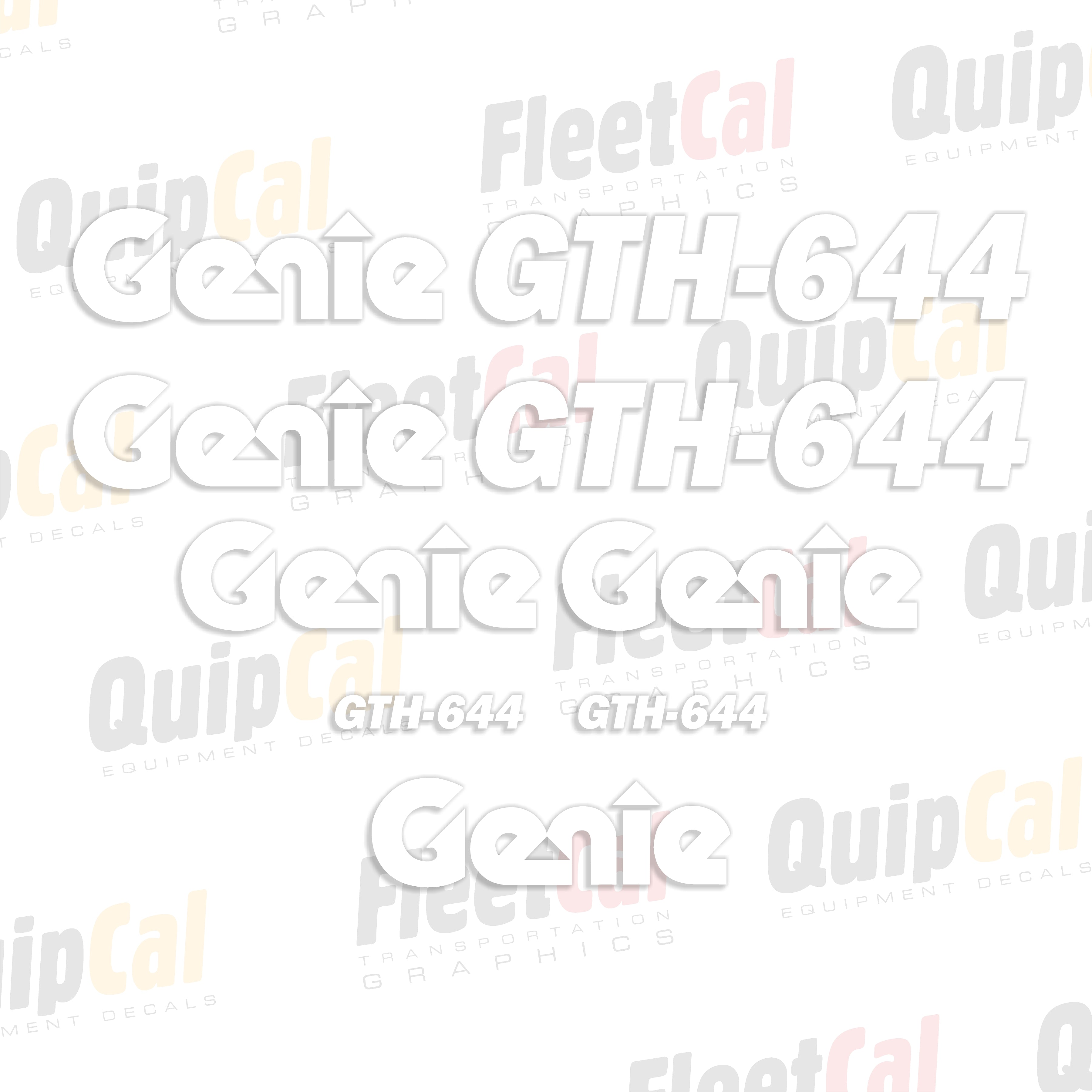 Genie Telehandler Decals
