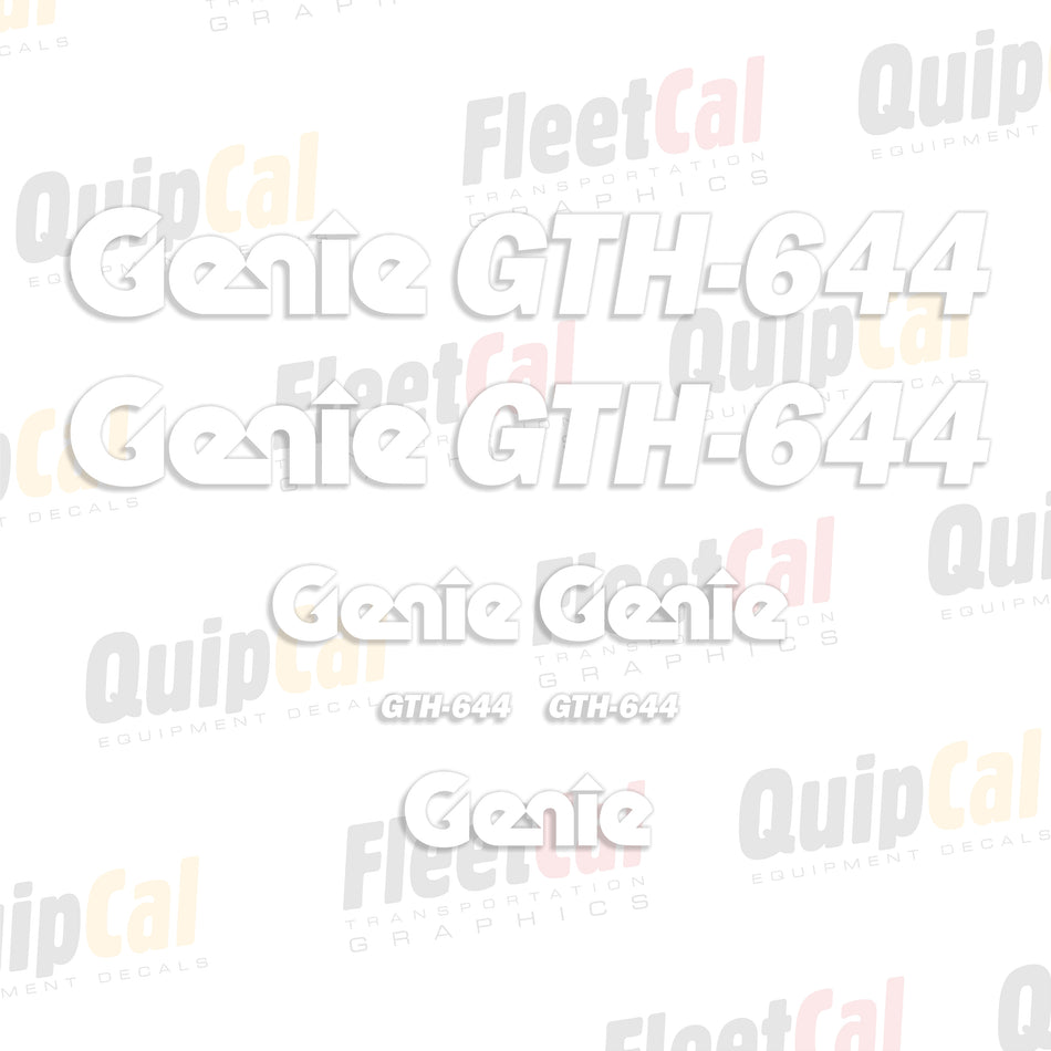 Genie Telehandler Decals