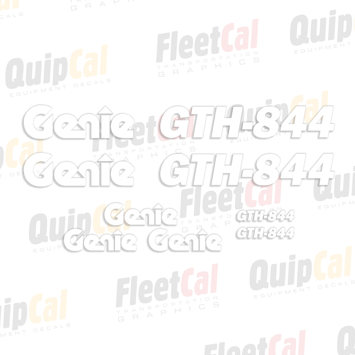 Genie Telehandler Decals