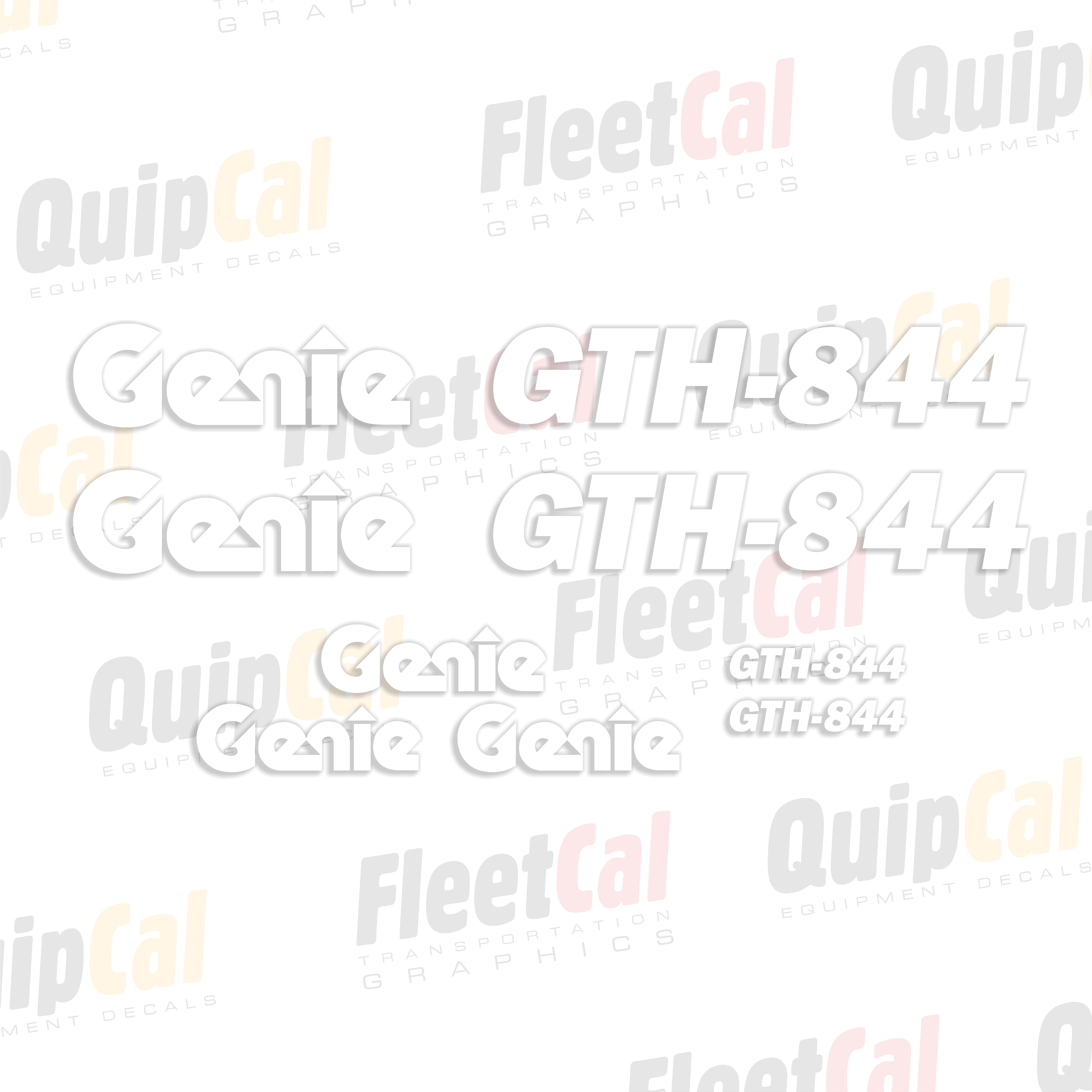 Genie Telehandler Decals