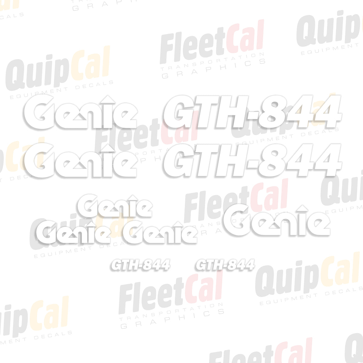 Genie Telehandler Decals