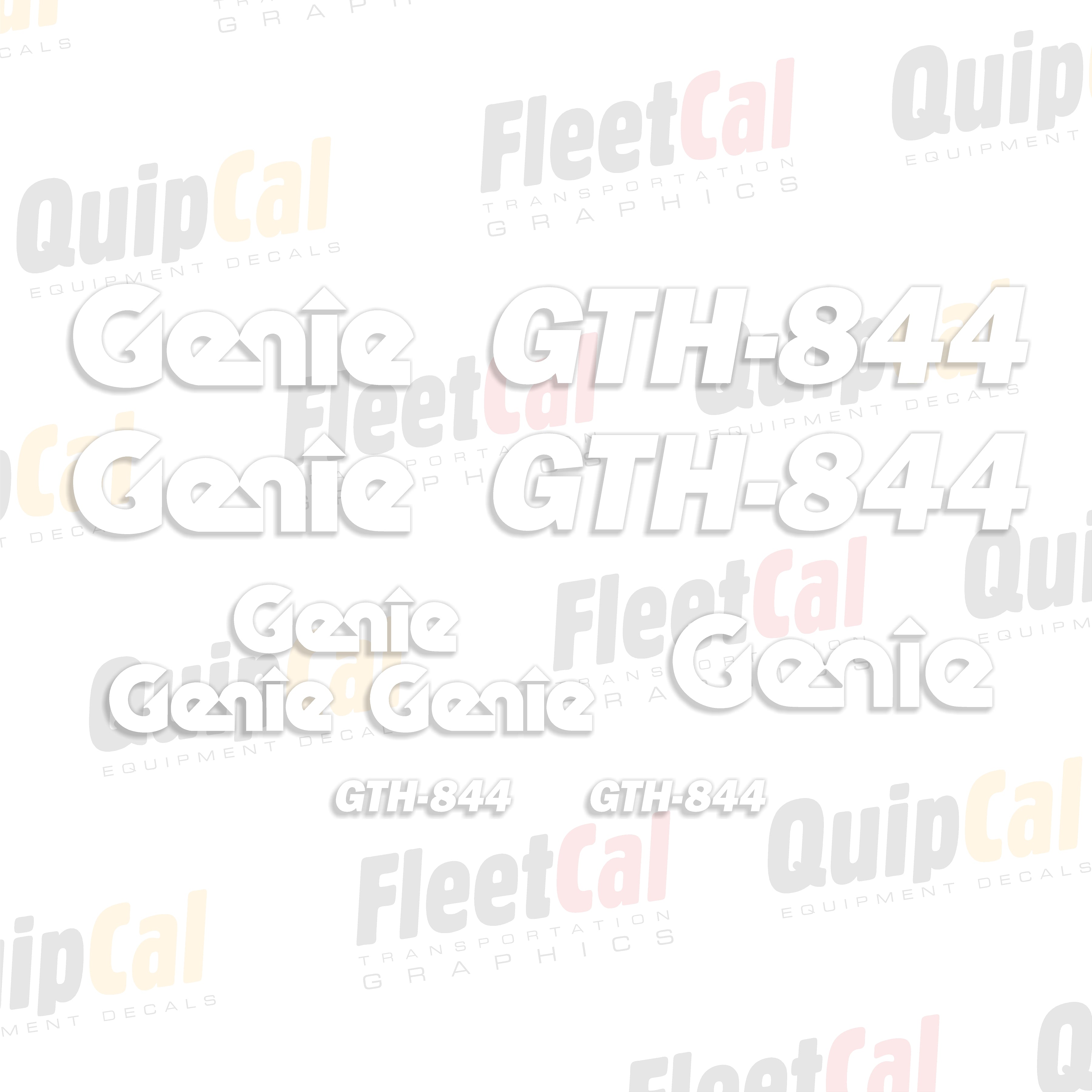 Genie Telehandler Decals