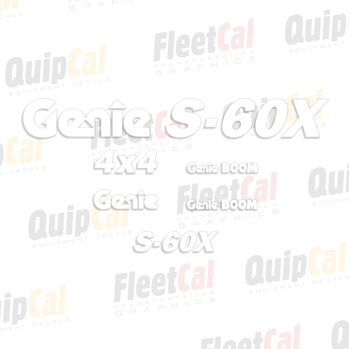 Genie Telescopic Manlift Decals