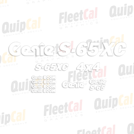 Genie Telescopic Manlift Decals