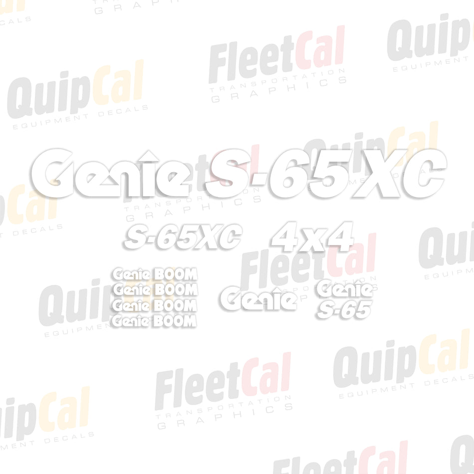 Genie Telescopic Manlift Decals