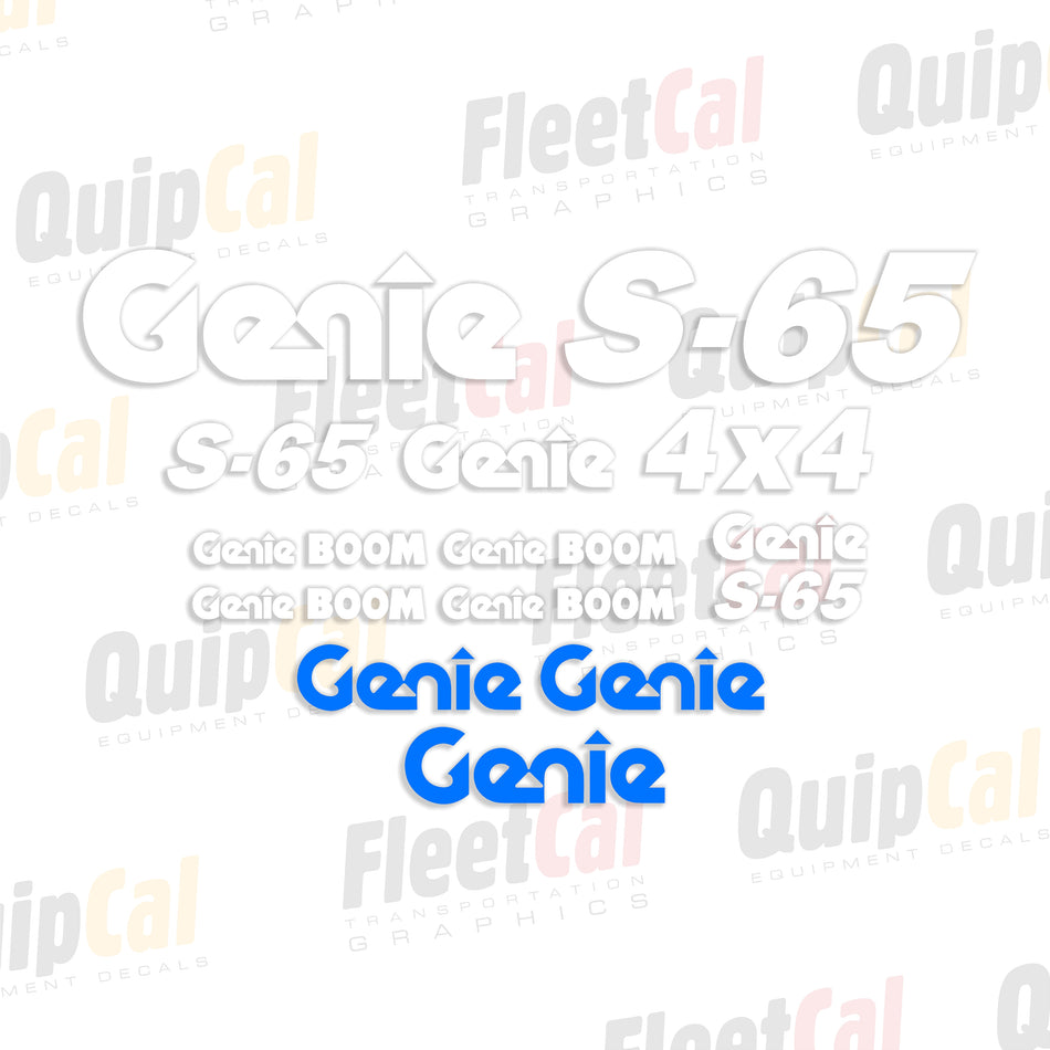 Genie Telescopic Manlift Decals