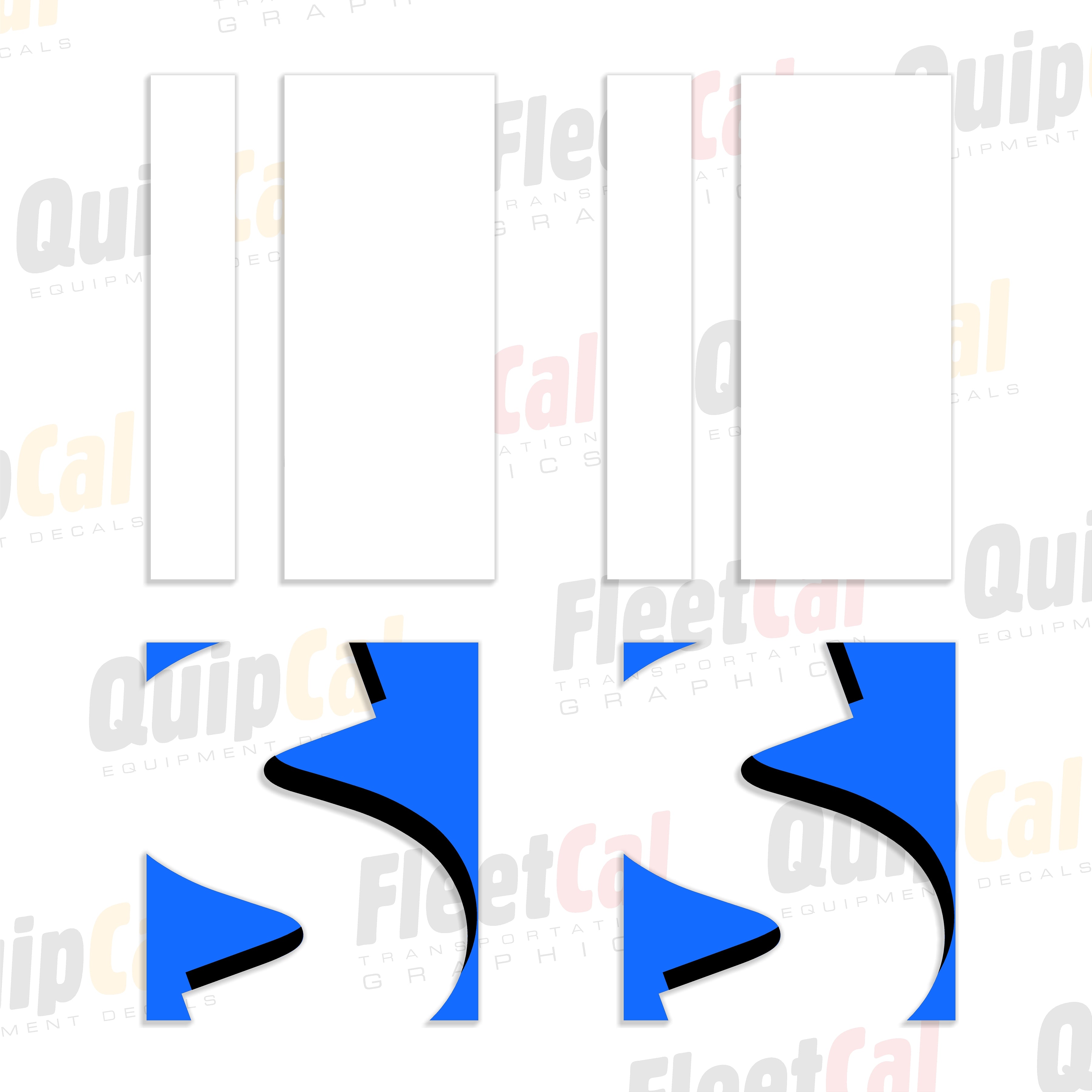 Genie Telescopic Manlift Decals