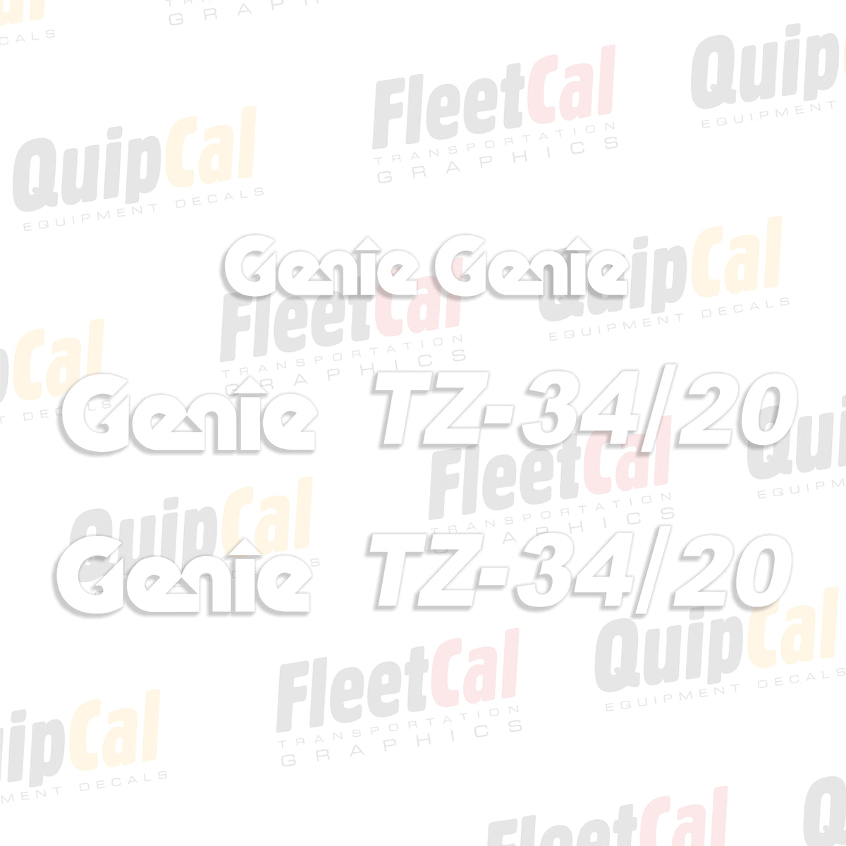 Genie Towable Manlift Decals
