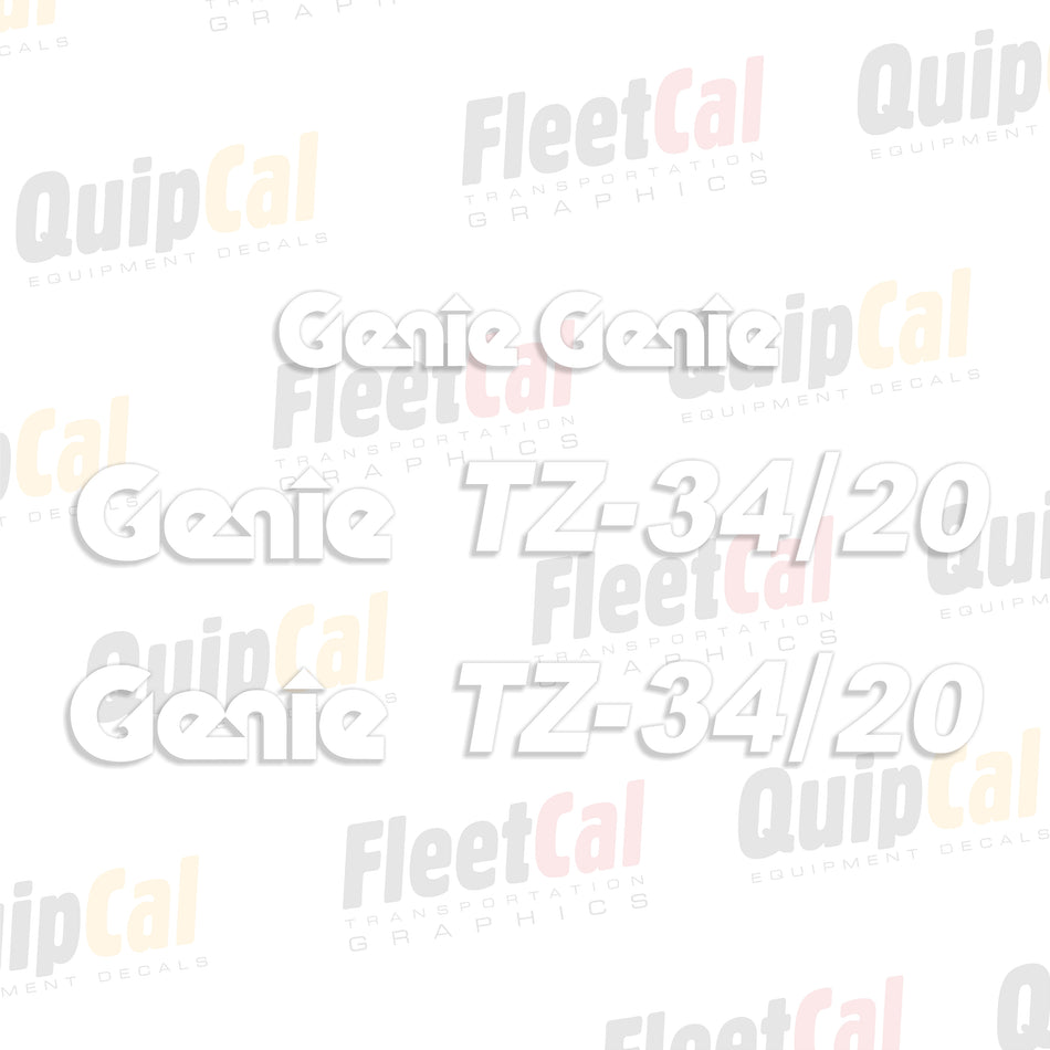 Genie Towable Manlift Decals
