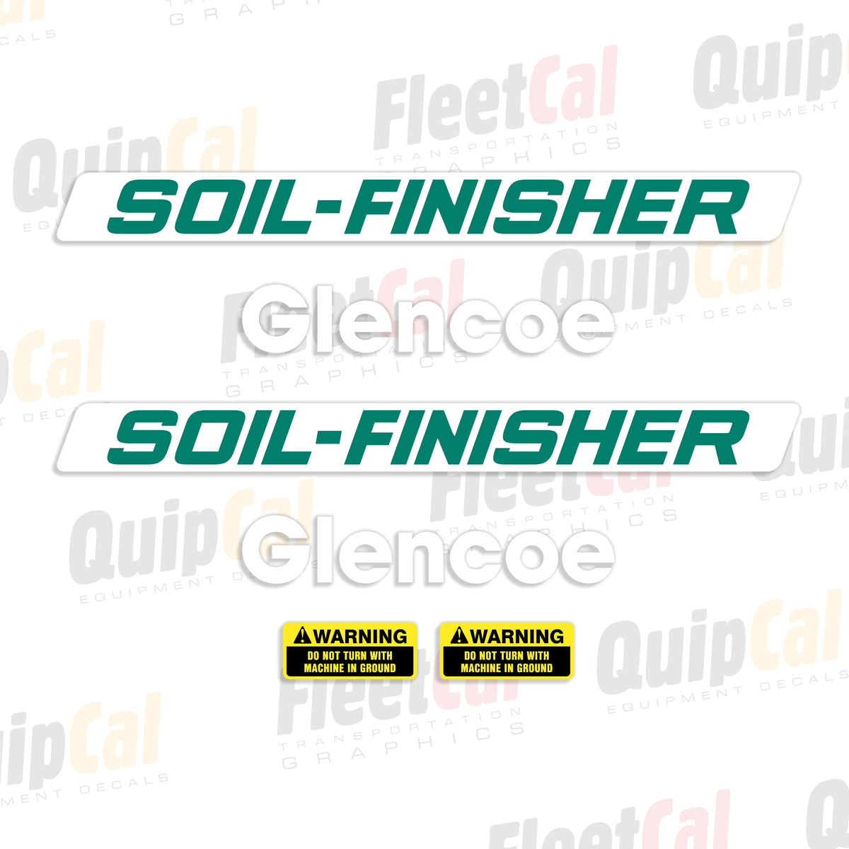 Glencoe Implements Decals