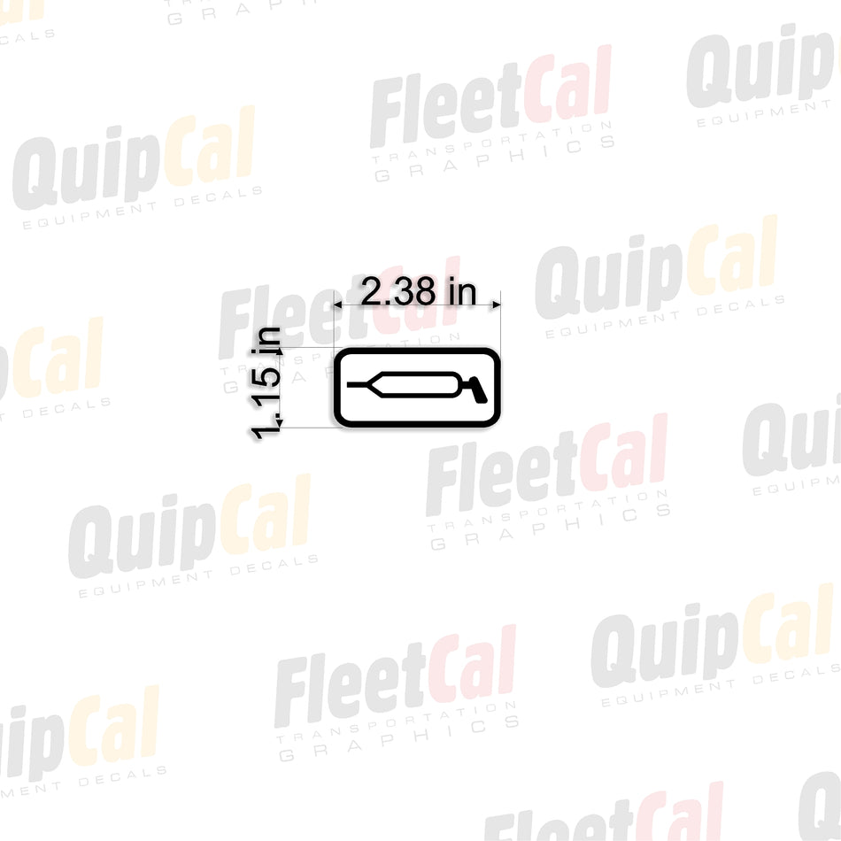 Grease Point 003 - Grease Here Decal