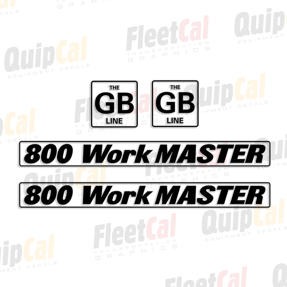 Great Bend 800 Work Master Front Loader Decal Set