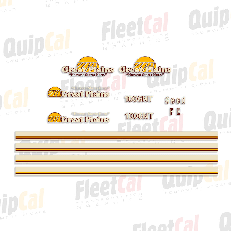 Great Plains 1006NT No Till Drill Decal Set