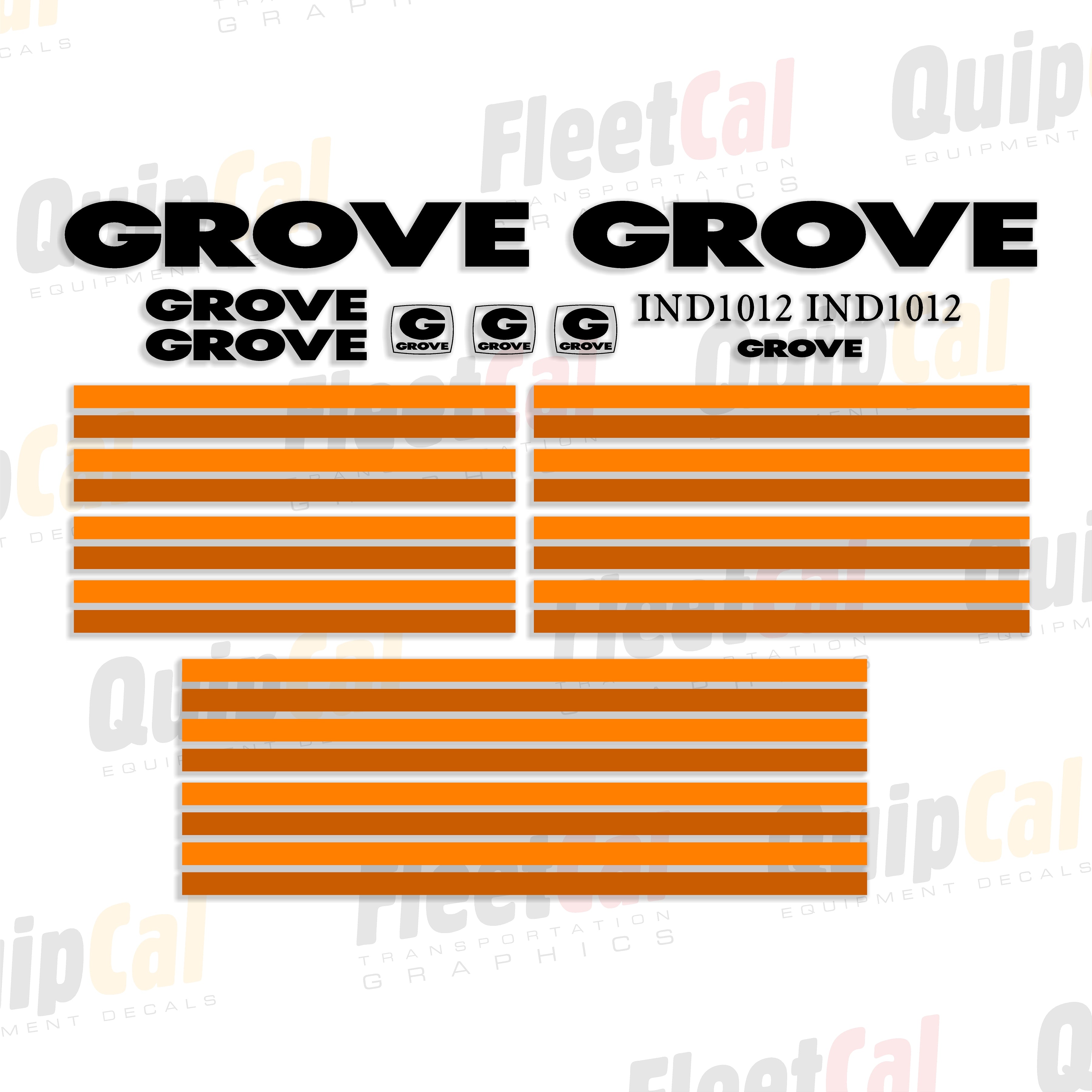 Grove Crane Decals