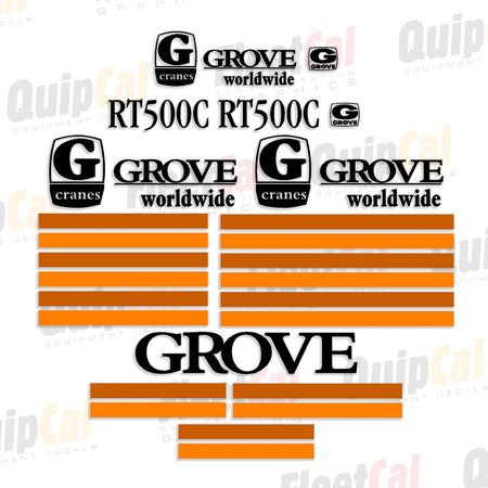 Grove Crane Decals