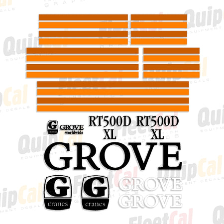 Grove Crane Decals