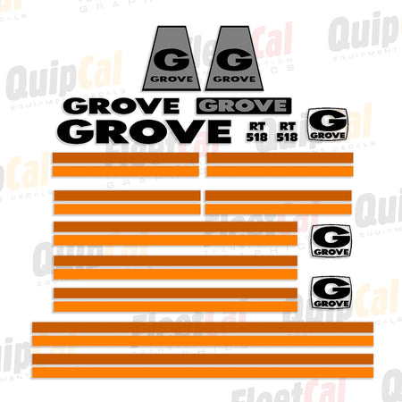 Grove Crane Decals