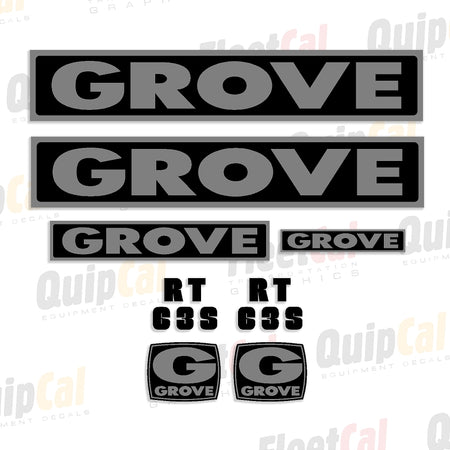 Grove Crane Decals