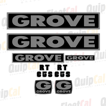 Grove Crane Decals