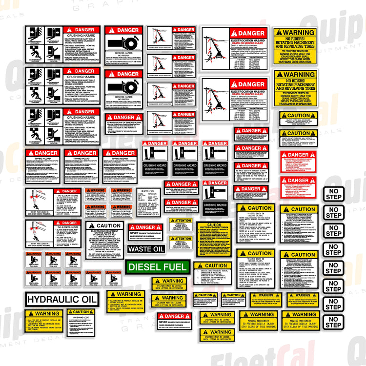 Equipment Safety Decals – Truck and Equipment Decals