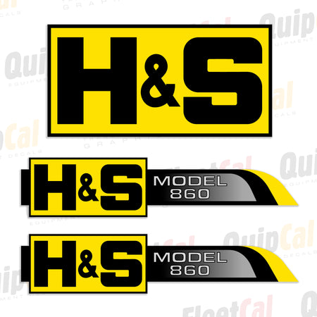 H&S Forage Equipment Decals