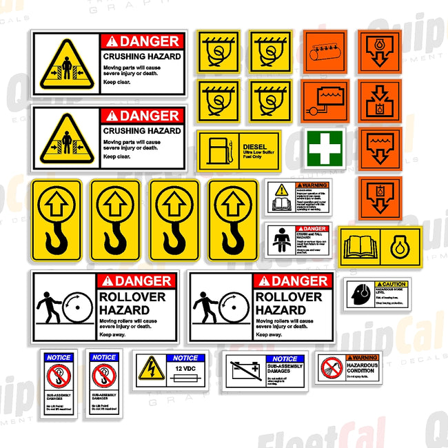 Equipment Safety Decals – Truck and Equipment Decals