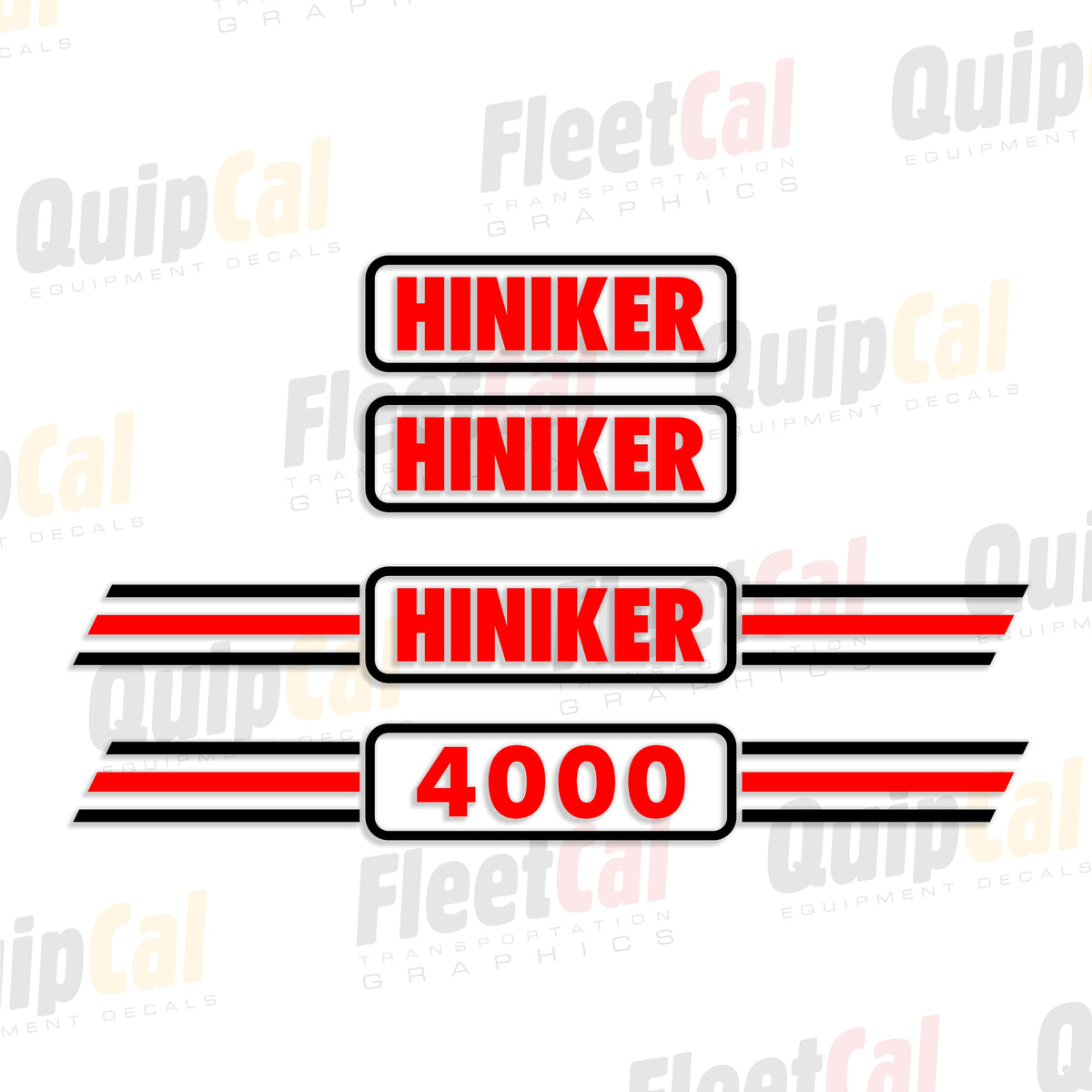 Hiniker Implement Decals