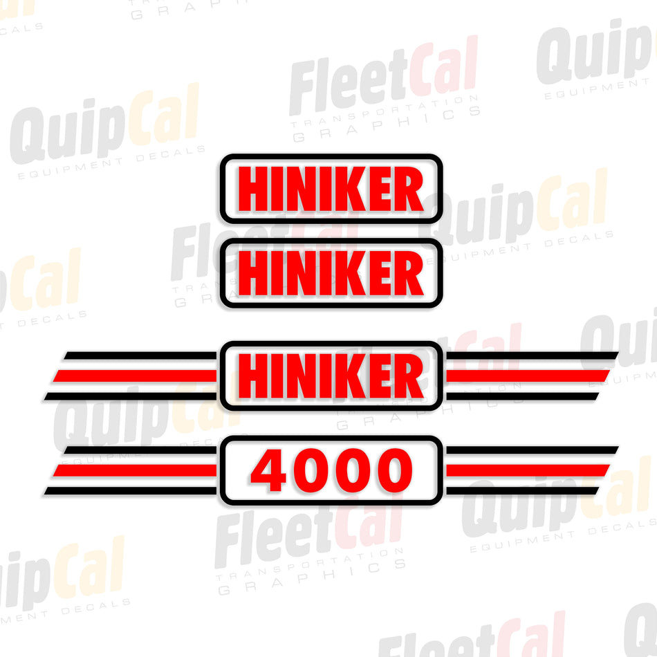 Hiniker Implement Decals