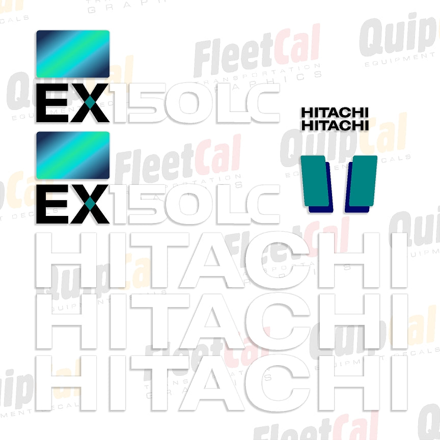 Hitachi EX150 LC-5 Marking Decal Set