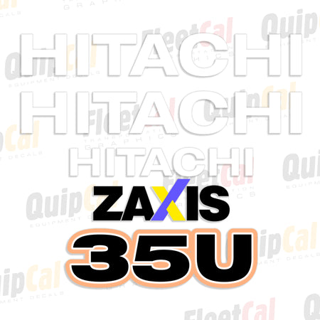 Hitachi Excavator Decals