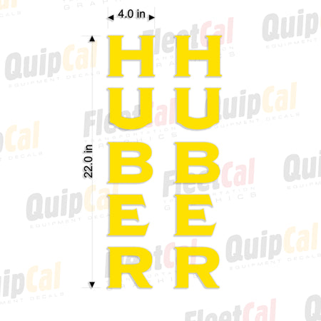 Huber Tractor Decals