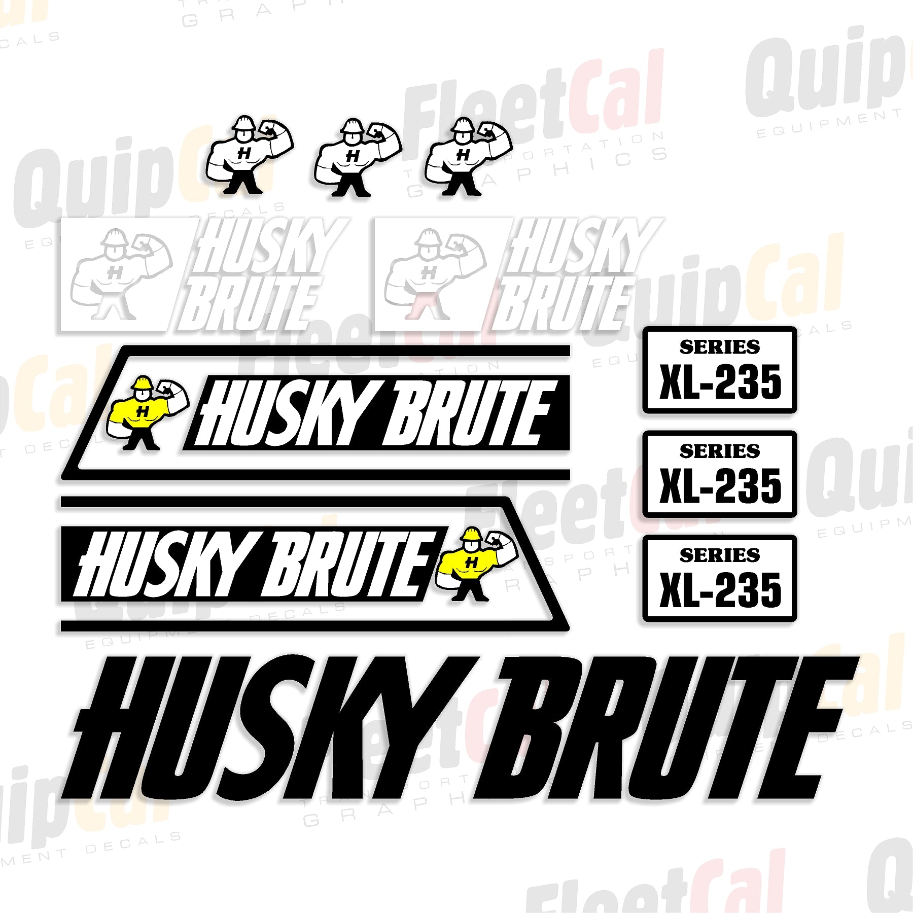 Loader Trailer Decal Set