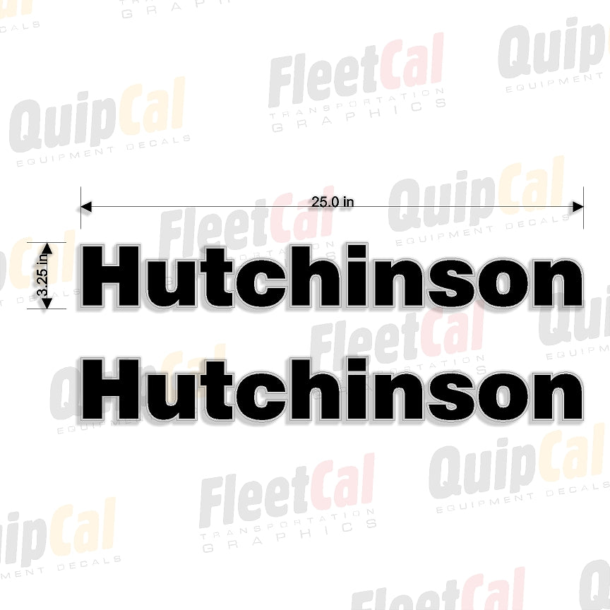 Hutchinson Grain Auger Decals