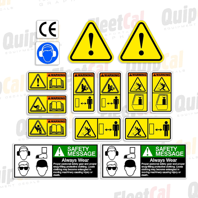 Equipment Safety Decals – Truck and Equipment Decals