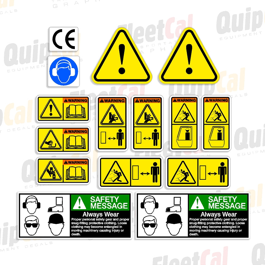 Hydraulic Breaker Safety Decals