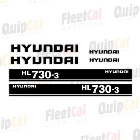 Hyundai Wheel Loader Decal Set