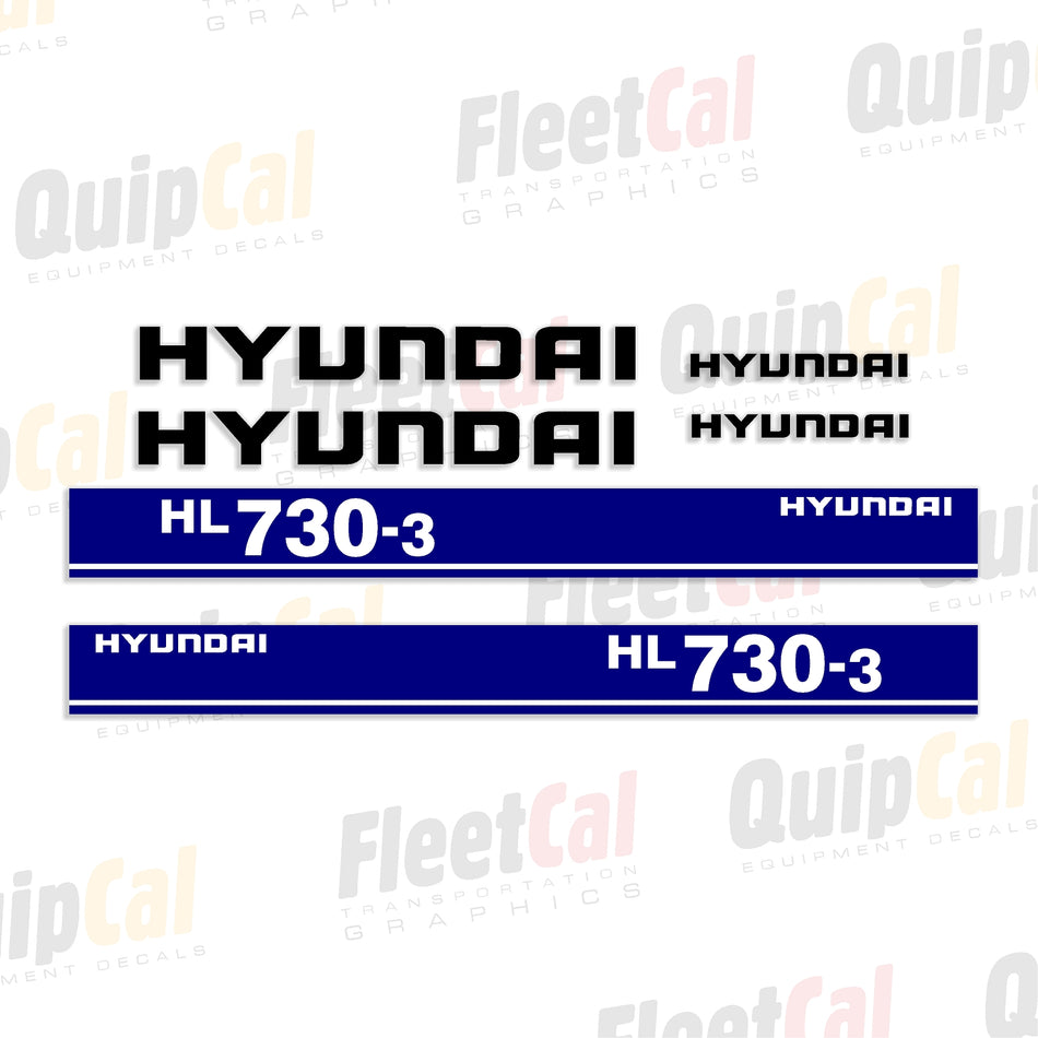 Hyundai Wheel Loader Decal Set