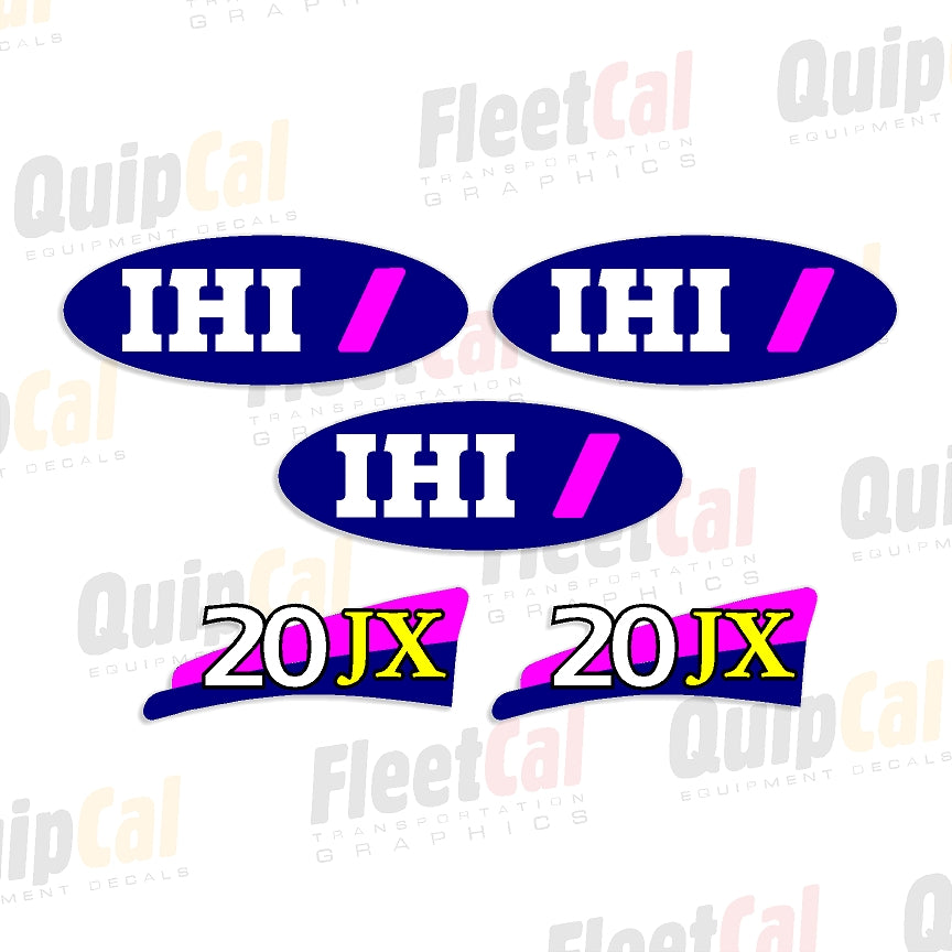 IHI 20JX Marking Decal Set