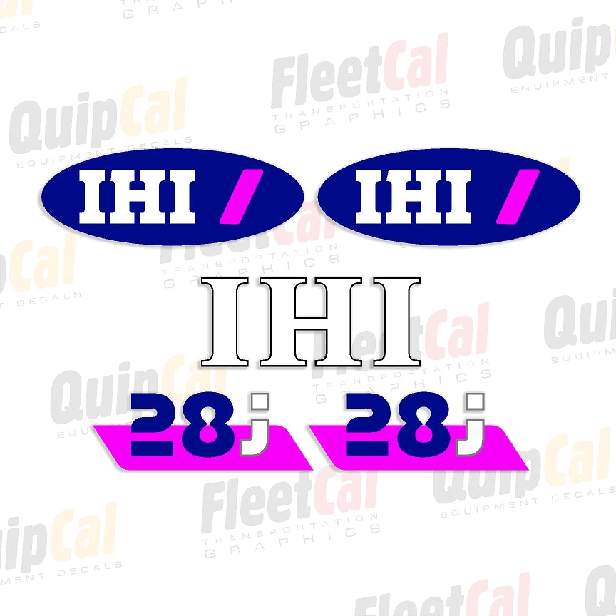 IHI 28J Marking Decal Set