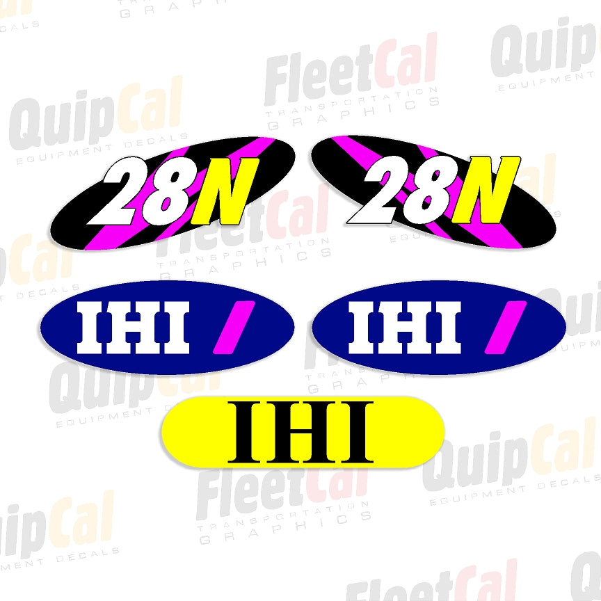 IHI 28N Marking Decal Set