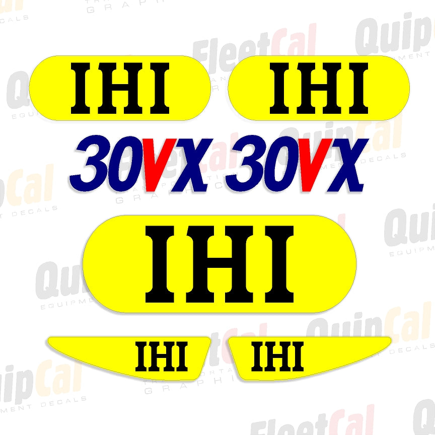 IHI 30VX Marking Decal Set