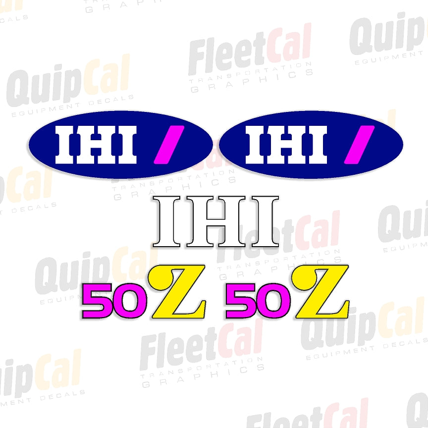 IHI Excavator Decals