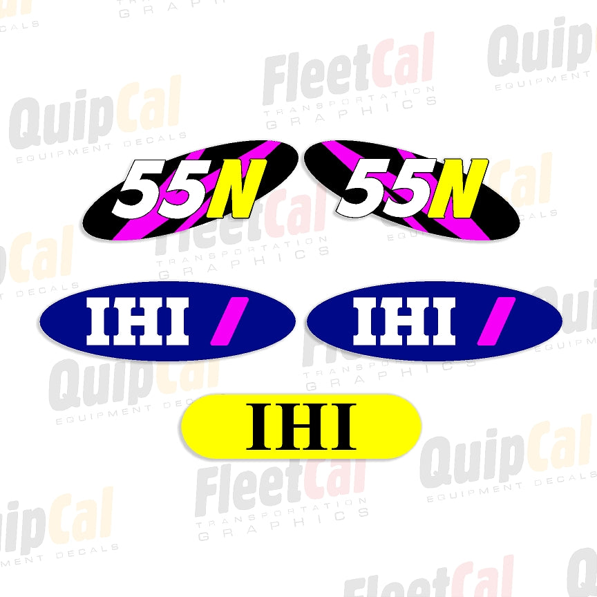 IHI Excavator Decals