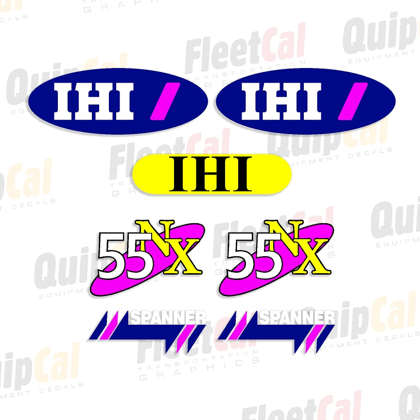 IHI Excavator Decals
