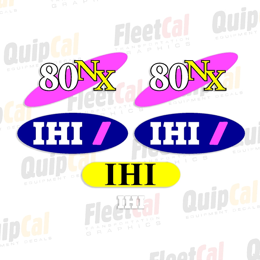 IHI Excavator Decals