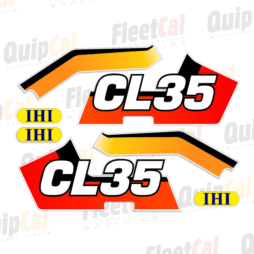 IHI Track Loader Decals