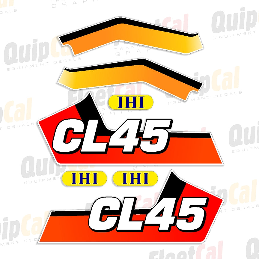 IHI Track Loader Decals